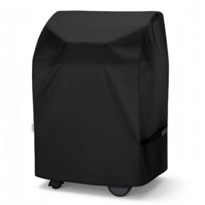 32 Inch Grill Cover, Heavy Duty BBQ Gas Grill Cover for Outdoor, All Weather Waterproof UV Protection, Fits 2 Burner Grills with Folded Shelves, Fits Weber, Nexgrill, Char-Broil