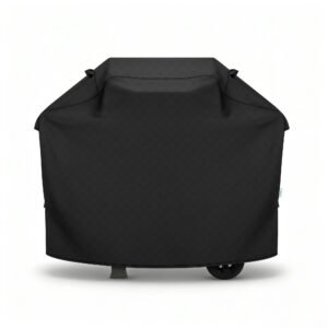Arborlily Grill Cover 50 Inch, Heavy Duty Waterproof BBQ Grill Cover for Outdoor Grill with Windproof Straps/Air Vents & Handles, Barbecue Gas Grill Cover for Weber, Char-Broil, Nexgrill, Black
