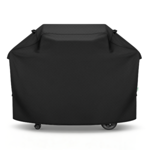 Grill Cover for Outdoor Grill 65 Inch, Arborlily Heavy Duty Waterproof Gas BBQ Grill Cover for Weber, Char-Broil, Nexgrill, Windproof BBQ Barbecue Cover with Straps/Air Vents & Handles, Black