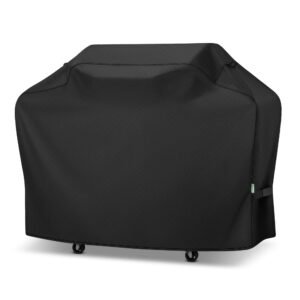 Arborlily Grill Cover, 70 Inch BBQ Grill Cover for Outdoor Grill,　Heavy Duty Waterproof Large Barbecue Cover for Weber, Char-Broil, Nexgrill　4-6 Burner Grills, Gas Grill Cover with Strap, Black