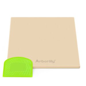 Arborlily Pizza Stone 12 Inch, Square Baking Stone for Oven and Grill, Thermal Shock Resistant Cordierite, Even Heat for Crispy Crust Pizzas, Bread, Pies, Perfect for Indoor & Outdoor Use